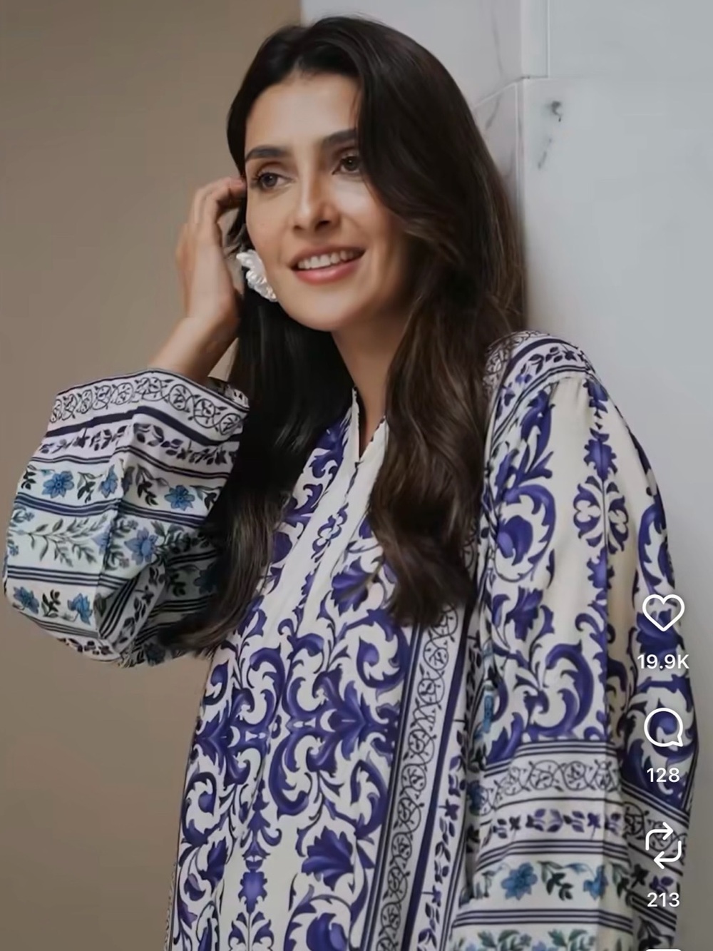 Pakistani Printed Kaftan Artisan
Maxi with sleeves dress XL